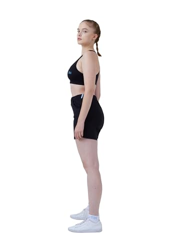 Sportkind Mädchen & Damen Tennis, Fitness, Bermuda Shorts mit Taschen, atmungsaktiv, UV-Schutz, schwarz, Gr. XXL Sportkind Mädchen & Damen Tennis, Fitness, Bermuda Shorts mit Taschen, atmungsaktiv, UV-Schutz, schwarz, Gr. XXL von Sportkind