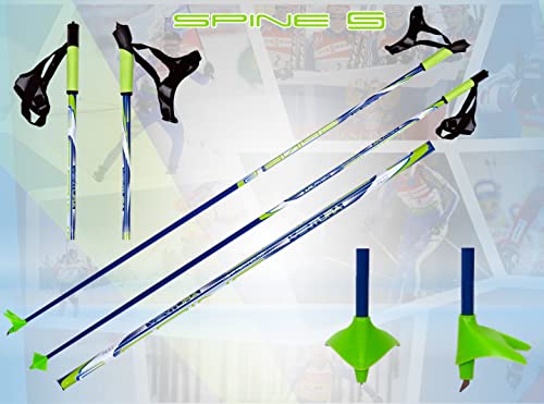 Spine Ventura ALU Langlaufstöcke Skating Stöcke Skistöcke (145) von Sportlynx