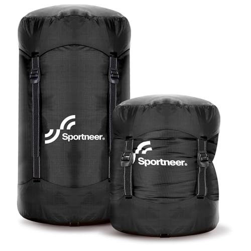 Sportneer Kompressionssack, Wasserabweisend und Ultraleicht, platzsparende Ausrüstung für Camping, Wandern, Rucksack drinnen und draußen, Größe XL Sportneer Kompressionssack, Wasserabweisend und Ultraleicht, platzsparende Ausrüstung für Camping, Wandern, Rucksack drinnen und draußen, Größe XL von Sportneer