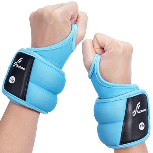 Sportneer 2er Set Gewichtsmanschetten mit Daumenschlaufen Zwei Feste Modi Handgelenk Gewichte für Arme Wrist Weights für Fitnessstudio, Bewegung, Laufen, Joggen Sportneer 2er Set Gewichtsmanschetten mit Daumenschlaufen Zwei Feste Modi Handgelenk Gewichte für Arme Wrist Weights für Fitnessstudio, Bewegung, Laufen, Joggen von Sportneer