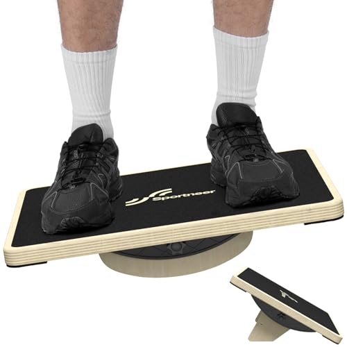 portneer Balance Board für Erwachsene - Verstellbares 2-in-1-Schrägbrett, Rocker Board, Balancing Board for Under Desk, Anti Slip Roller portneer Balance Board für Erwachsene - Verstellbares 2-in-1-Schrägbrett, Rocker Board, Balancing Board for Under Desk, Anti Slip Roller von Sportneer