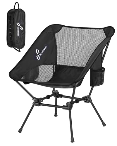Sportneer Campingstuhl Faltbar Camping Stuhl Tragbarer Campingstühle 150Kg Faltstuhl Ultraleichter Packmaß Kleiner Klappstuhl mit Tragetasche für Picknick, Outdoor, Wandern, Schwarz, 1 Pack Sportneer Campingstuhl Faltbar Camping Stuhl Tragbarer Campingstühle 150Kg Faltstuhl Ultraleichter Packmaß Kleiner Klappstuhl mit Tragetasche für Picknick, Outdoor, Wandern, Schwarz, 1 Pack von Sportneer