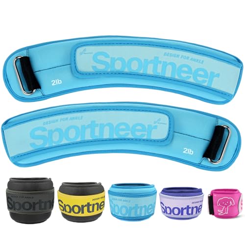 Sportneer Gewichtsmanschetten, Gewichtsmanschetten Fuß, 2 * 0,23kg/2 * 0,45kg/2 * 0,9kg/ 2 * 1,36kg /2 * 2,27kg Armgewichte Handgelenkgewichte Set, Laufgewichte für Hand- und Fußgelenke Sportneer Gewichtsmanschetten, Gewichtsmanschetten Fuß, 2 * 0,23kg/2 * 0,45kg/2 * 0,9kg/ 2 * 1,36kg /2 * 2,27kg Armgewichte Handgelenkgewichte Set, Laufgewichte für Hand- und Fußgelenke von Sportneer