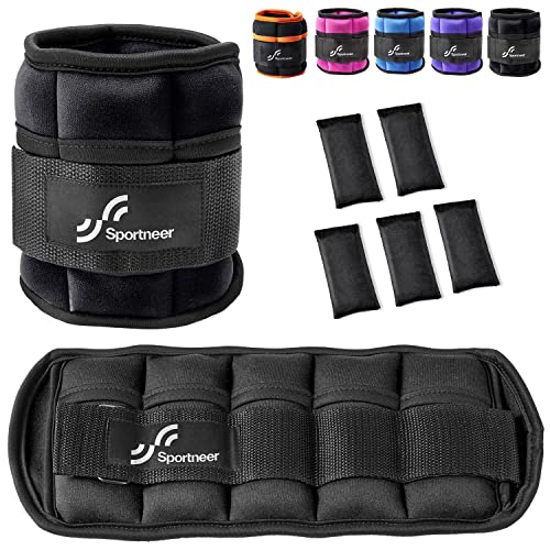 Sportneer Verstellbare Gewichtsmanschetten für Füße oder Handgelenke, 0,7–3 kg pro Knöchel, 1,4–6 kg pro Paar Sportneer Verstellbare Gewichtsmanschetten für Füße oder Handgelenke, 0,7–3 kg pro Knöchel, 1,4–6 kg pro Paar von Sportneer