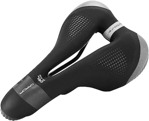 Selle Italia Herren Garda Man Gel Flow Hi-Viz Fahrradsattel, schwarz, One Size von Selle Italia