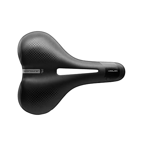 Sportourer Kaalam Gel Flow Hi-Viz Fahrradsattel, schwarz, One Size Sportourer Kaalam Gel Flow Hi-Viz Fahrradsattel, schwarz, One Size von Sportourer