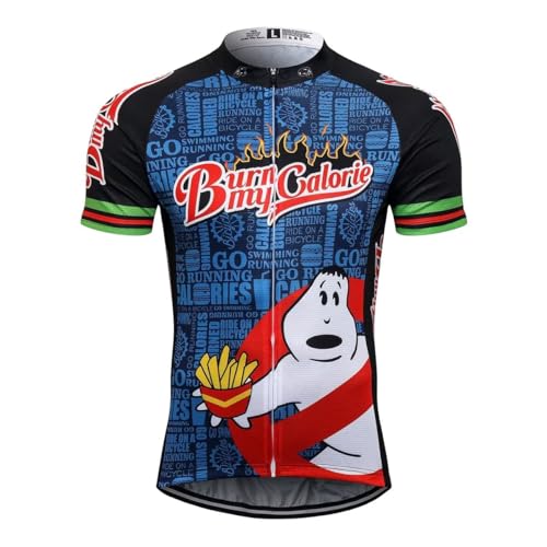 Sports Thriller Rider STR Fahrradbekleidung für Herren Fahrradtrikots Kurzarm Radtrikot 2X-Large von Sports Thriller Rider