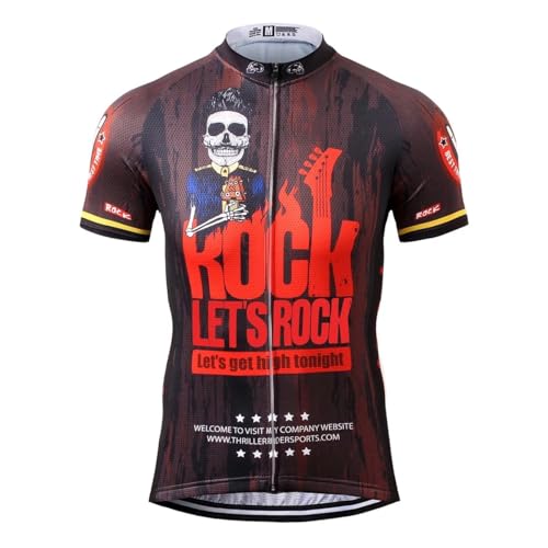 Sports Thriller Rider STR Fahrradbekleidung für Herren Fahrradtrikots Kurzarm Radtrikot 3X-Large von Sports Thriller Rider