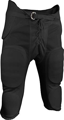 Sports Unlimited Double Knit Youth Integrated Football Pants, Jungen, schwarz, XX-Small von Sports Unlimited