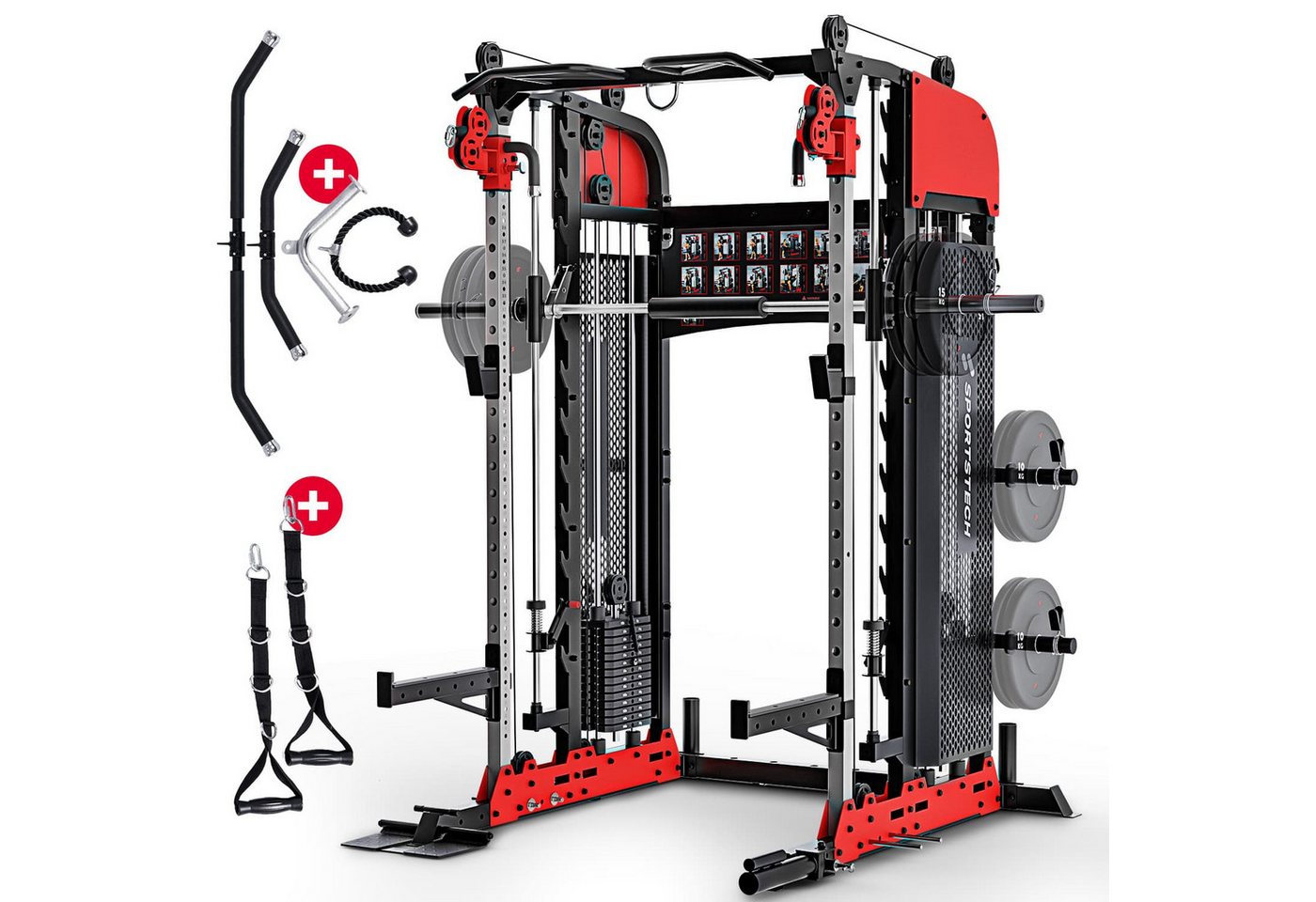 Sportstech Kraftstation SXM200, 100+ Übungsvariationen, zwei Gewichtsstacks à 70kg, Ganzkörpertraining Sportstech Kraftstation SXM200, 100+ Übungsvariationen, zwei Gewichtsstacks à 70kg, Ganzkörpertraining von Sportstech