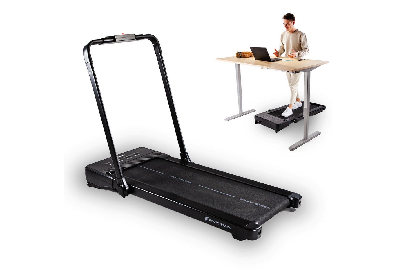 Sportstech Laufband sPad1000, 19% Steigung, 1-12 km/h Geschwingdigkeit Sportstech Laufband sPad1000, 19% Steigung, 1-12 km/h Geschwingdigkeit von Sportstech