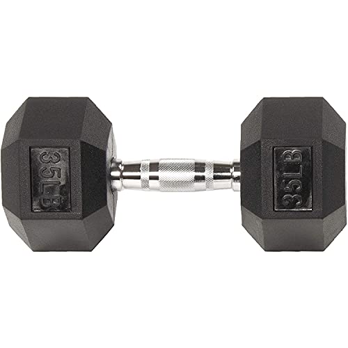 Signature Fitness Unisex-Erwachsene HEX Kurzhanteln, Schwarz, 35LBS von Signature Fitness