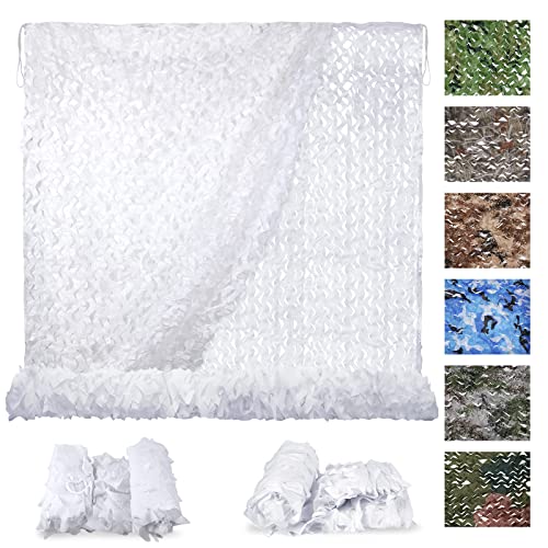Sposuit Tarnnetz Sonnenschutz Camouflage Netz 3x6M Weiß, Kann für Jagd, Waldlandschaft Dekorieren und Camping im Freien Sposuit Tarnnetz Sonnenschutz Camouflage Netz 3x6M Weiß, Kann für Jagd, Waldlandschaft Dekorieren und Camping im Freien von Sposuit
