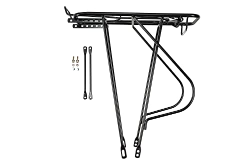 28 Zoll Gepäckträger Trekking City Bike Strebe 160mm Federklappe Schwarz Glanz 28 Zoll Gepäckträger Trekking City Bike Strebe 160mm Federklappe Schwarz Glanz von Sprick