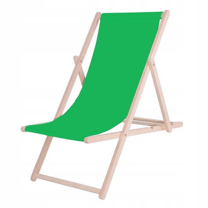 Springos Wooden Lounger Grün von Springos