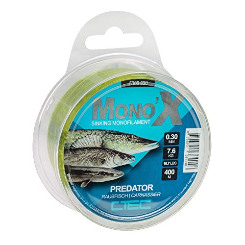 C-TEC Mono X RAUBFISCH Hecht Ø 0,35mm/ 300m Green Zielfisch Schnur von SPRO C-TEC Mono X RAUBFISCH Hecht Ø 0,35mm/ 300m Green Zielfisch Schnur von SPRO von Spro