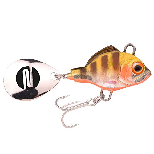 SPRO ASP Spinner UV– Searchbait mit original Gamakatsu Haken zum Angeln auf Raubfisch, Spinnangeln, Gewicht:10g, Farbe:Metal Perch UV SPRO ASP Spinner UV– Searchbait mit original Gamakatsu Haken zum Angeln auf Raubfisch, Spinnangeln, Gewicht:10g, Farbe:Metal Perch UV von Spro