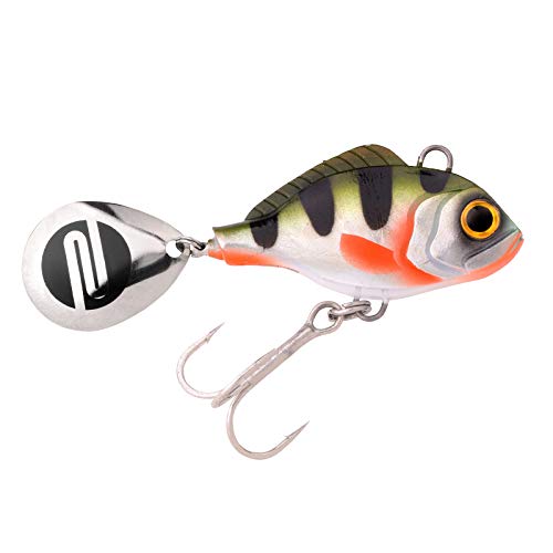 Spro ASP Jiggin Spinner, Gewicht:18g, Farbe:Natural Perch UV von Spro