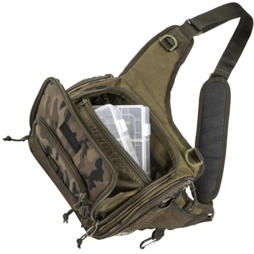 Spro Angeltasche mit Tackleboxen 27x11x27cm Double Camou Shoulder Bag Spro Angeltasche mit Tackleboxen 27x11x27cm Double Camou Shoulder Bag von Spro
