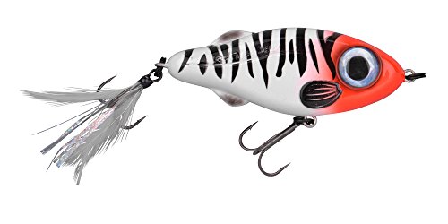 Spro IRIS Flash Jerk - Redhead Tiger JERKBAIT (langsam sinkend) - Länge:9,5cm - 37g von Gamakatsu