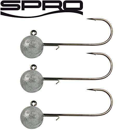 Spro JIGKOPF JIGHEAD HD90-3ER Pack - 10, by 3, Silver, N°6/0, 5.7 Spro JIGKOPF JIGHEAD HD90-3ER Pack - 10, by 3, Silver, N°6/0, 5.7 von Spro