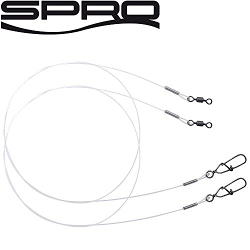 Spro Matt Black Leader Fluoro - 2 Fluorocarbon Spinnvorfächer zum Spinnfischen, Spinnvorfach, Vorfach zum Spinnangeln, Länge/Durchmesser/Tragkraft:30cm / 0.75mm / 30kg - 66lb Spro Matt Black Leader Fluoro - 2 Fluorocarbon Spinnvorfächer zum Spinnfischen, Spinnvorfach, Vorfach zum Spinnangeln, Länge/Durchmesser/Tragkraft:30cm / 0.75mm / 30kg - 66lb von Spro