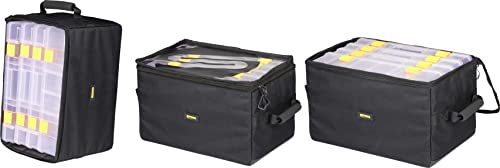 Spro Predator Box Bag 37x24x23cm - Angeltasche + 4 Köderboxen für Raubfischangler, Kunstködertasche zum Bootsangeln, Bootstasche für Kunstköder, Tasche Spro Predator Box Bag 37x24x23cm - Angeltasche + 4 Köderboxen für Raubfischangler, Kunstködertasche zum Bootsangeln, Bootstasche für Kunstköder, Tasche von Spro