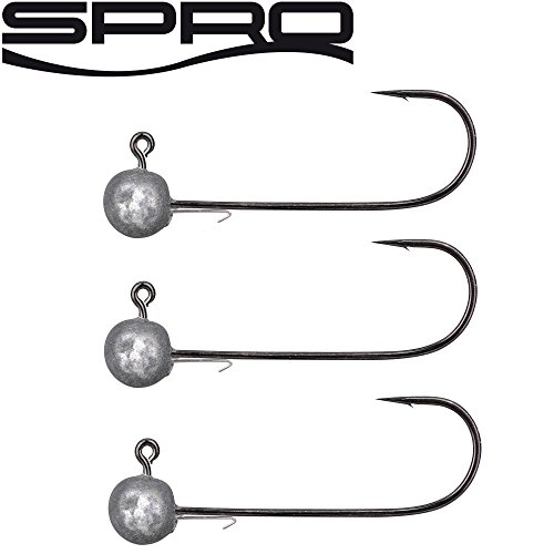 Spro Round Jighead HD Jig 90-3 Jighaken zum Gummifischangeln, Jigköpfe, Bleikopf zum Jiggen, Angelhaken für Gummiköder, Größe:21g / Gr. 4/0 Spro Round Jighead HD Jig 90-3 Jighaken zum Gummifischangeln, Jigköpfe, Bleikopf zum Jiggen, Angelhaken für Gummiköder, Größe:21g / Gr. 4/0 von Spro