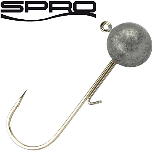 Spro Round Jighead Jig 22 - Jighaken für Gummifische, Jigkopf für Gummiköder, Jigköpfe für Jigs & Shads, Bleikopf, Bleiköpfe, Größe/Gewicht/Packungsinhalt:Gr. 1 / 7g / 4 Stück Spro Round Jighead Jig 22 - Jighaken für Gummifische, Jigkopf für Gummiköder, Jigköpfe für Jigs & Shads, Bleikopf, Bleiköpfe, Größe/Gewicht/Packungsinhalt:Gr. 1 / 7g / 4 Stück von Spro
