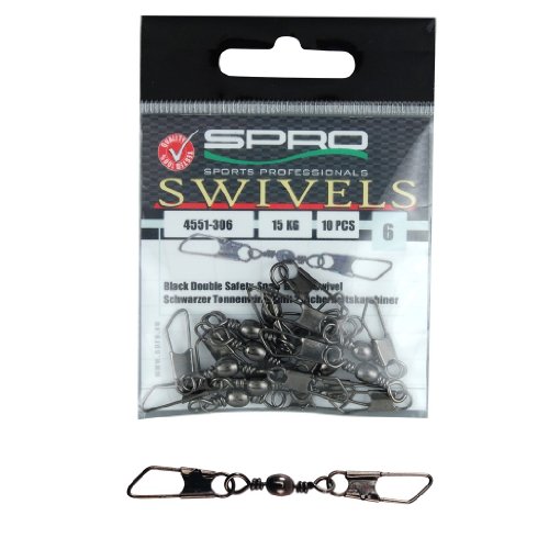 Spro Double Safety-Snap Swivel #06 15kg Spro Double Safety-Snap Swivel #06 15kg von Spro