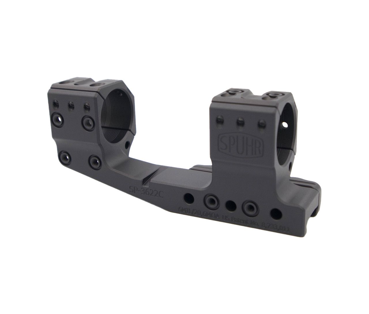 Spuhr Ø30 H38mm 20,6MOA Cantilever / versetzte Blockmontage Gen3 Spuhr Ø30 H38mm 20,6MOA Cantilever / versetzte Blockmontage Gen3 von Spuhr