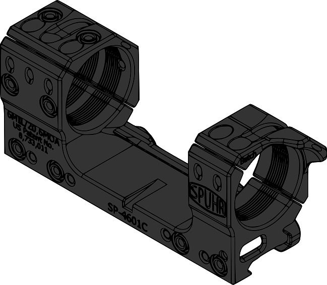 Spuhr Ø34 H30mm 20,6MOA Blockmontage Gen3 Spuhr Ø34 H30mm 20,6MOA Blockmontage Gen3 von Spuhr