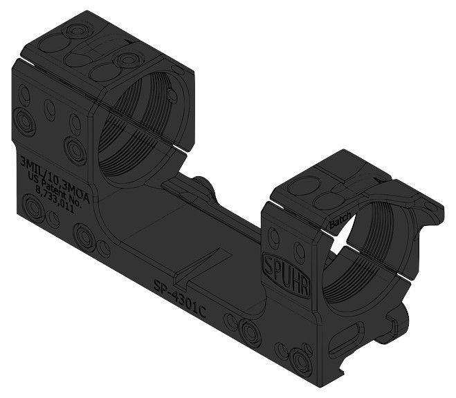 Spuhr Ø34 H30mm 10,3MOA Blockmontage Gen3 von Spuhr