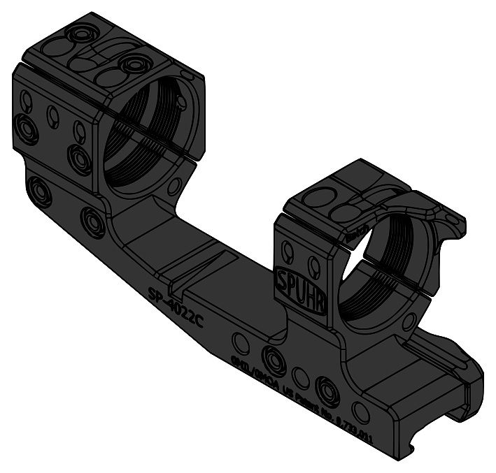 Spuhr Ø34 H38mm Cantilever / versetzte Blockmontage Gen3 Spuhr Ø34 H38mm Cantilever / versetzte Blockmontage Gen3 von Spuhr
