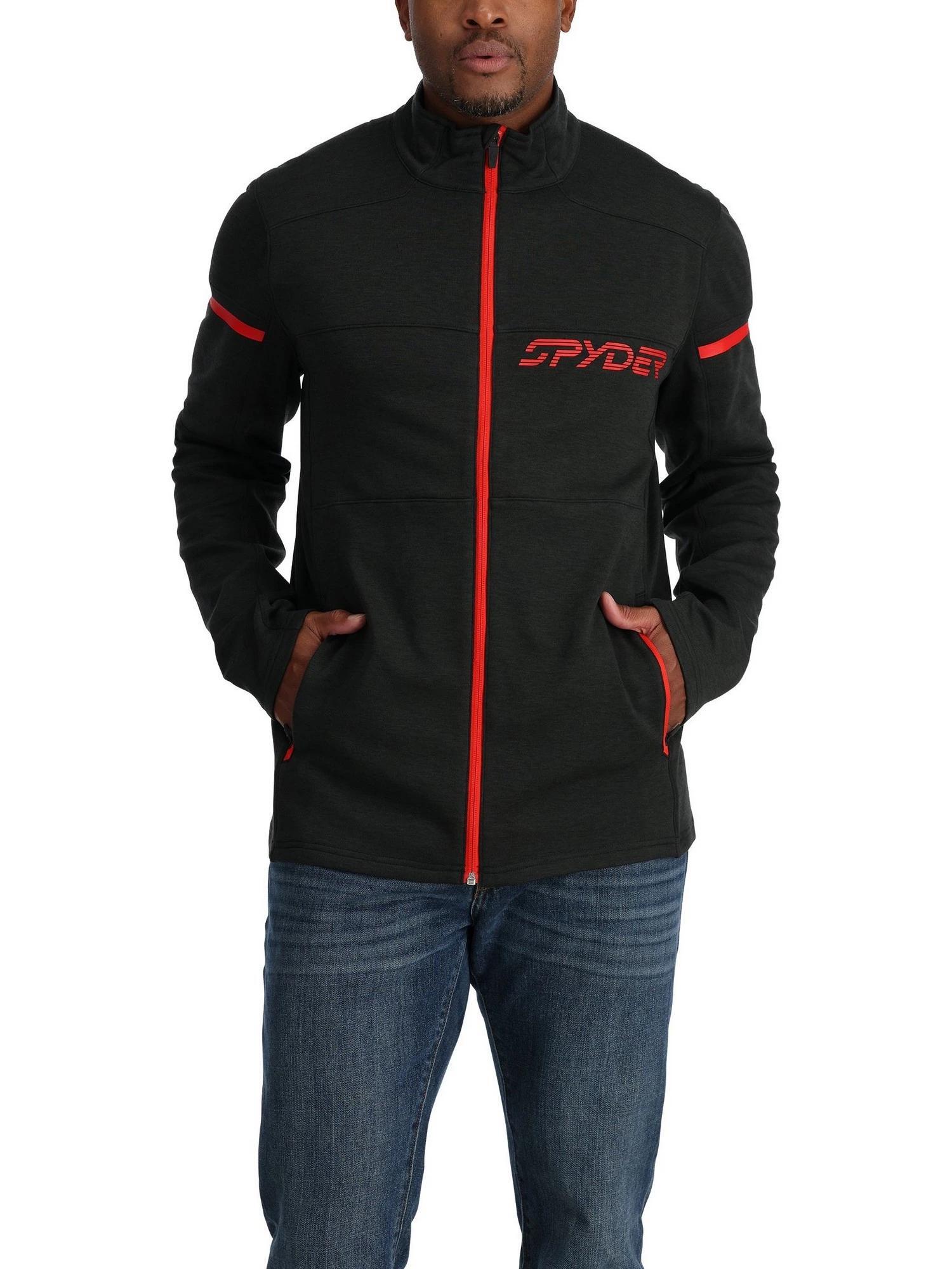 Fleecepullover Speed Fleece Jacket Herren - Schwarz von Spyder