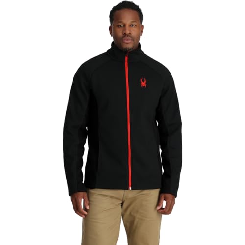 Spyder Constant Full Zip Fleece, Herren, Schwarz, S von Spyder