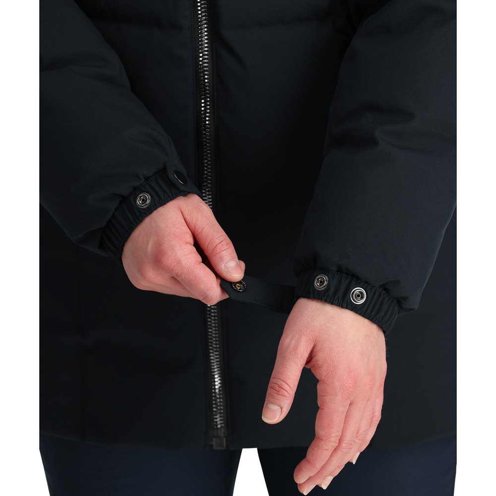 Spyder Eastwood Long Down Jacket Schwarz M Frau von Spyder