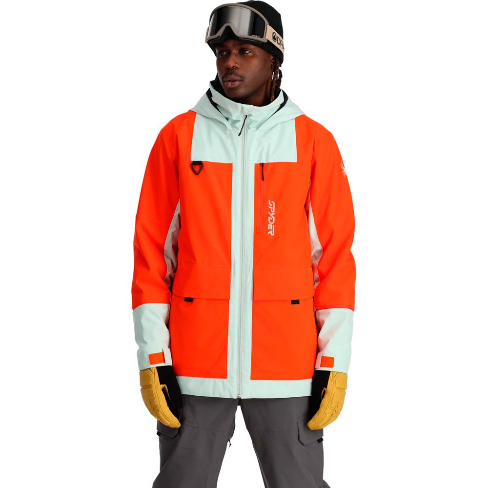 Spyder Field Jacket Orange M Mann von Spyder