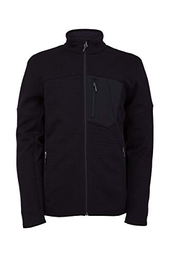 Spyder Herren Fleecejacke BANDIT FULL ZIP, Black, M, 205026 Spyder Herren Fleecejacke BANDIT FULL ZIP, Black, M, 205026 von Spyder