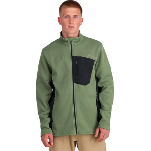 Spyder Herren Bandit Hybrid durchgehendem Reißverschluss Fleecejacke, Pine, XXL Spyder Herren Bandit Hybrid durchgehendem Reißverschluss Fleecejacke, Pine, XXL von Spyder