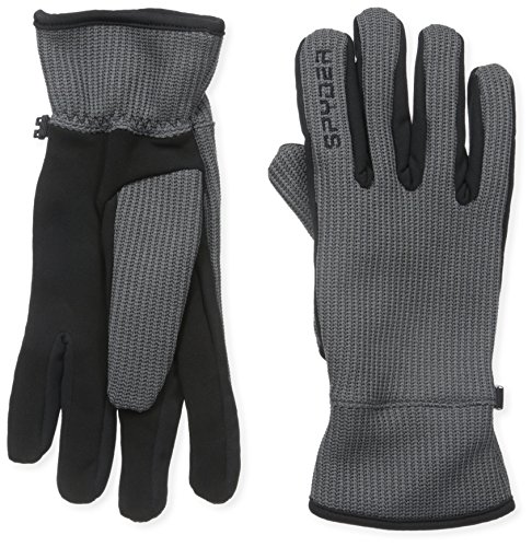 Spyder Herren Core Sweater Conduct Handschuhe, Größe M, Polar/Schwarz Spyder Herren Core Sweater Conduct Handschuhe, Größe M, Polar/Schwarz von Spyder
