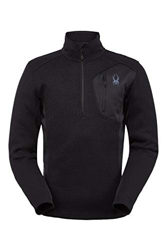 Spyder Herren Fleecejacke BANDIT HALF ZIP, Ebony, M, 205028 Spyder Herren Fleecejacke BANDIT HALF ZIP, Ebony, M, 205028 von Spyder