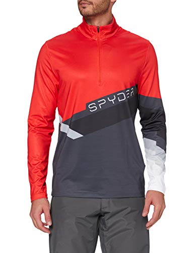 Spyder Herren Mandate Zip T-Neck, Eby VCO, M Spyder Herren Mandate Zip T-Neck, Eby VCO, M von Spyder