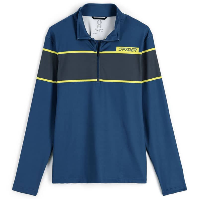 Spyder Herren Skishirt SPIRIT OF 78 abyss blue/citron von Spyder