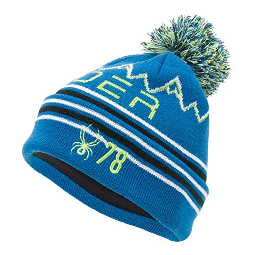 Spyder ICEBOX Kinder Strick Bommel Winter Ski Mütze blau Spyder ICEBOX Kinder Strick Bommel Winter Ski Mütze blau von Spyder