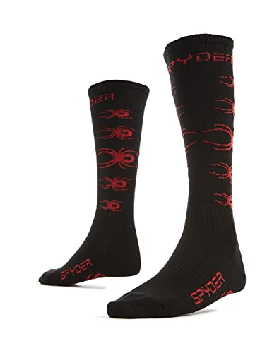 Spyder Jungen Bug Liner Socks, Schwarz, 164 EU von Spyder