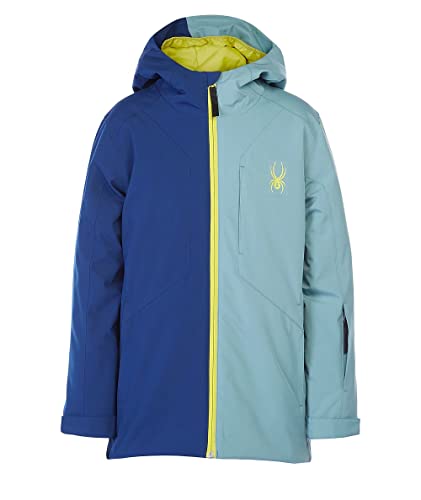 Spyder Jungen Chief Skijacke, Open Blue, M von Spyder