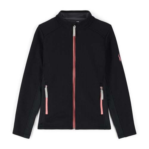 Spyder Mädchen Bandita Fz Fleece Jacke, Schwarz, M EU Spyder Mädchen Bandita Fz Fleece Jacke, Schwarz, M EU von Spyder