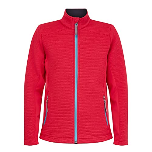 Spyder Mädchen Encore Full Zip Fleece-Jacke, Cerise, M von Spyder