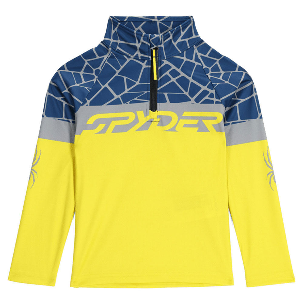 Spyder Mini Bug Half Zip Sweatshirt Gelb 3 Years Junge von Spyder